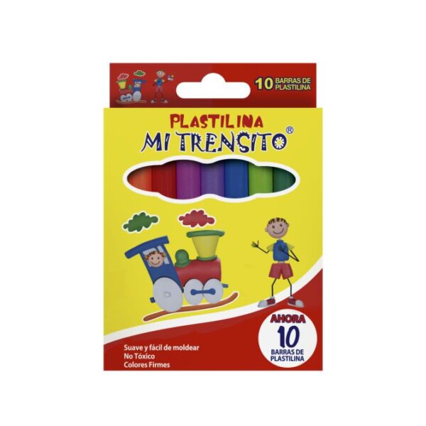Plastilina Pequeña x 10 Colores