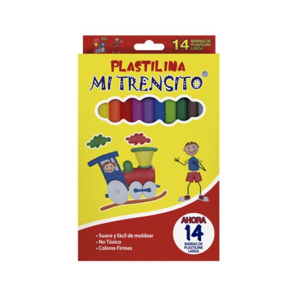 Plastilina Grande x 14 Colores