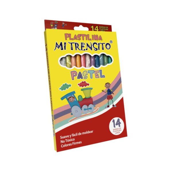 Plastilina Pastel x 14 Colores